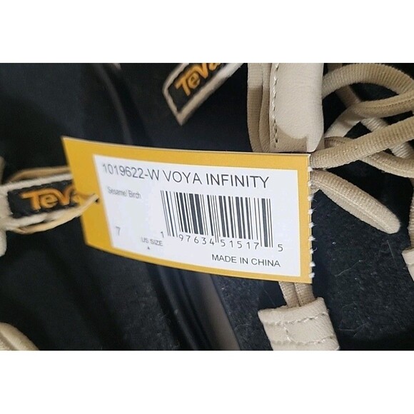 Teva Women's Voya Infinity Strappy Sandals Sesame Birch - US SIze 7 NWT 1019622 - Picture 3 of 9
